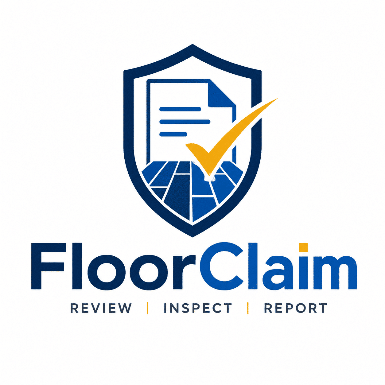 FloorClaim claim review, inspection, and report logo